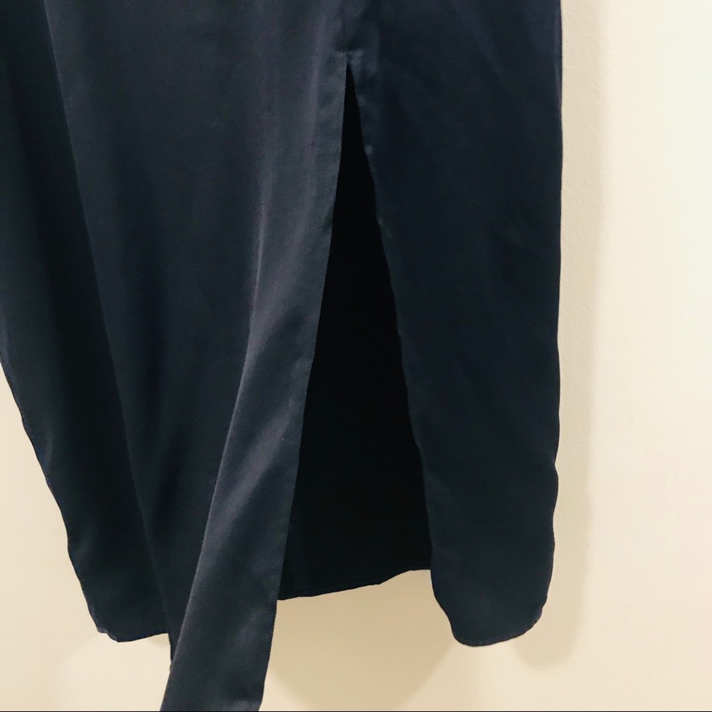 Nwt Asos Size 12 Drape Front Open Back Dress - image 5